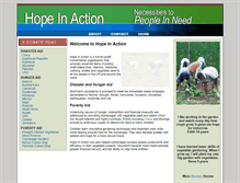 Tablet Screenshot of hopeinaction.org